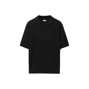 Burberry V neck Wool Polo Shirt