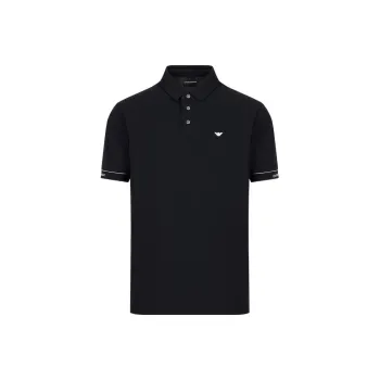EMPORIO ARMANI Polo Shirts Men 09K1 Marine Blue