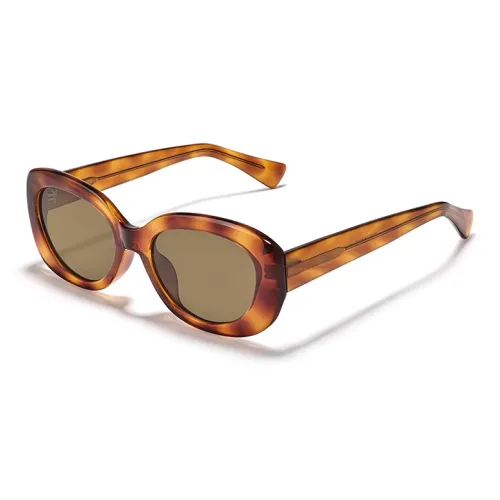 PRETTYALLUSION TR/Memory Plastic Round Sunglasses Unisex