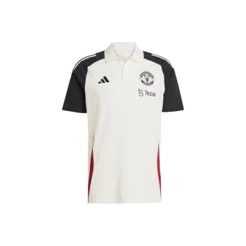 Adidas Manchester UnitedTiro 24 FW24 Polo Shirt Men's Ecru/Black