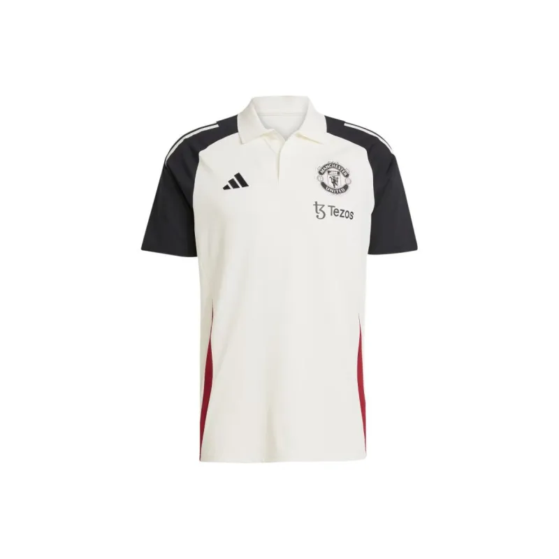 Adidas Manchester UnitedTiro 24 FW24 Polo Shirt Men's Ecru/Black-0