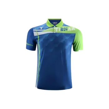 TIBHAR Polo Shirt Men's Blue Green
