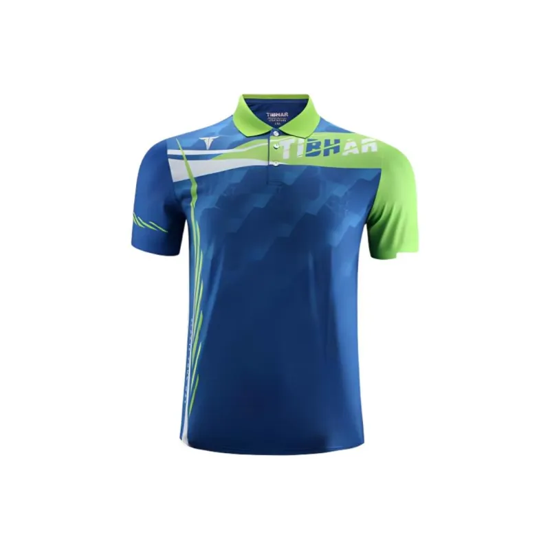 TIBHAR Polo Shirt Men's Blue Green-0