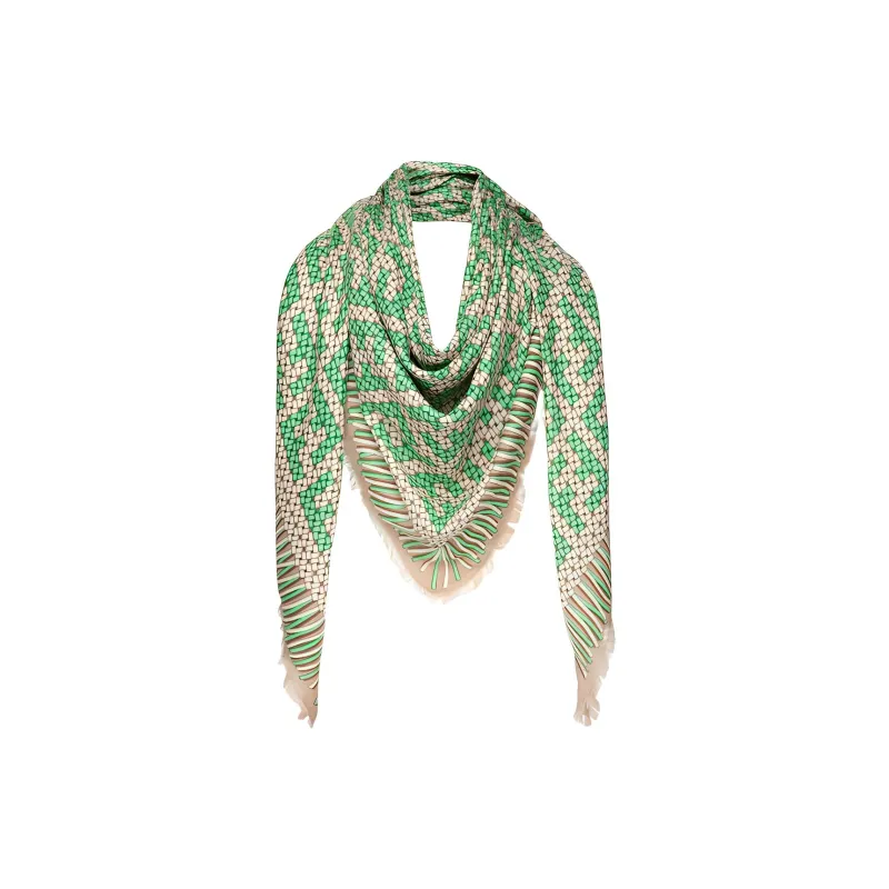 FENDI Shawls Women's Green-1