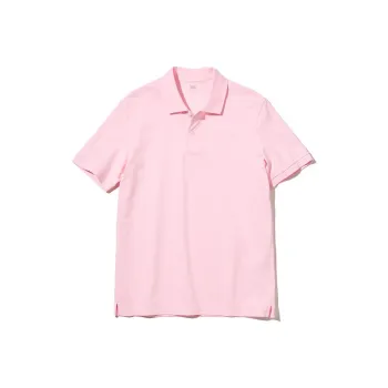 UNIQLO Polo Shirts Men Pastel Pink