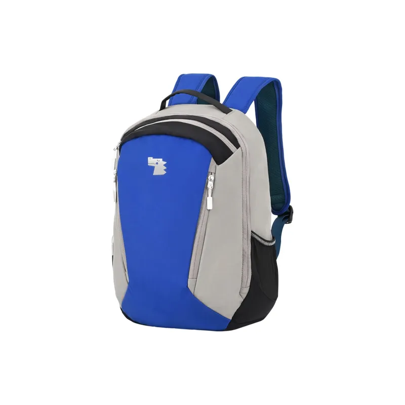 YOME Polyester Backpack Regular Unisex Ink Black/Lithospermum Pink/Light Coffee/Cloisonne Blue-16