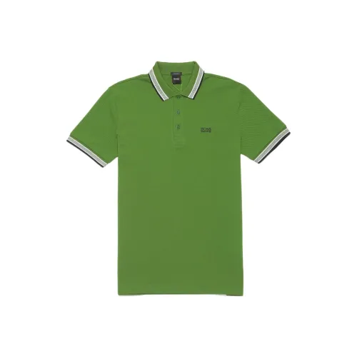 HUGO BOSS Polo Shirts Men Green