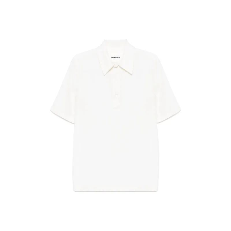 JIL SANDER Wool Polo Shirt-0