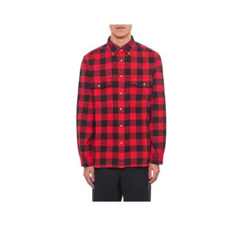 WOOLRICH Checked Pattern Flannel Shirt
