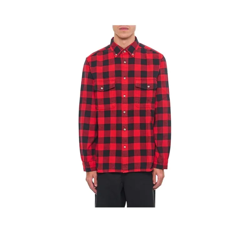 WOOLRICH Checked Pattern Flannel Shirt-0