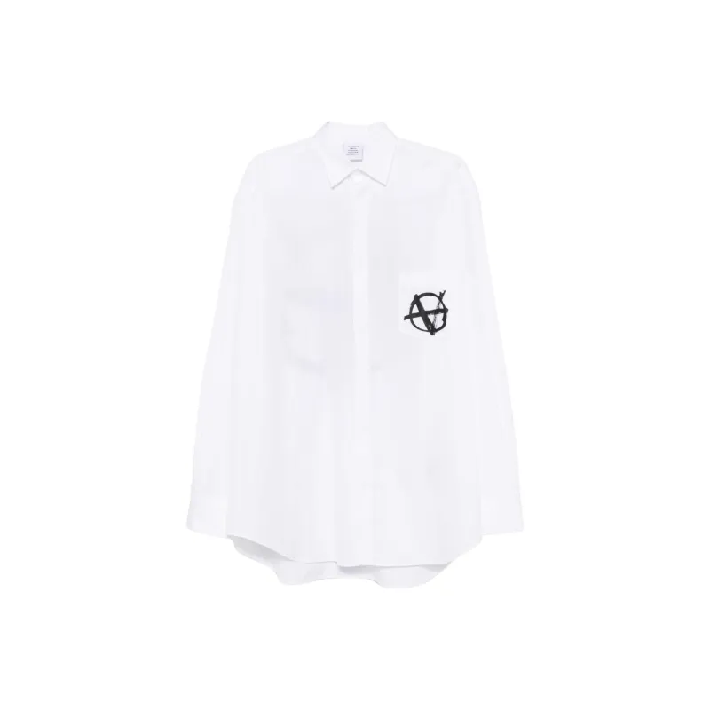Vetements Anarchy Long Sleeved Shirt-0
