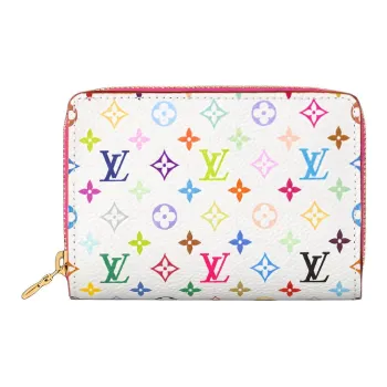 LOUIS VUITTON X Takashi Murakami Lou Wallet White Multicolored