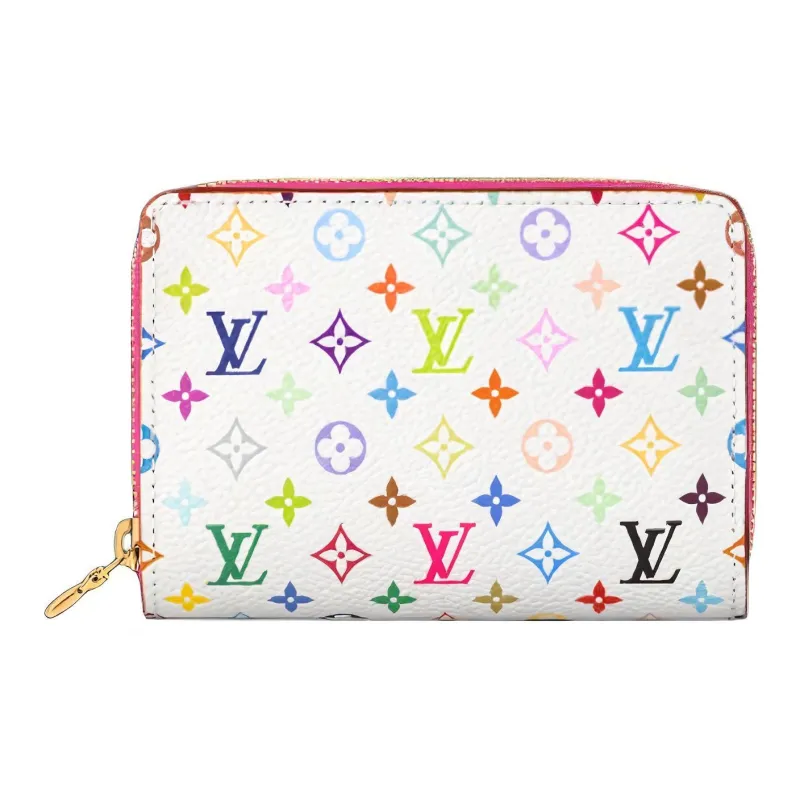 LOUIS VUITTON X Takashi Murakami Lou Wallet White Multicolored-0
