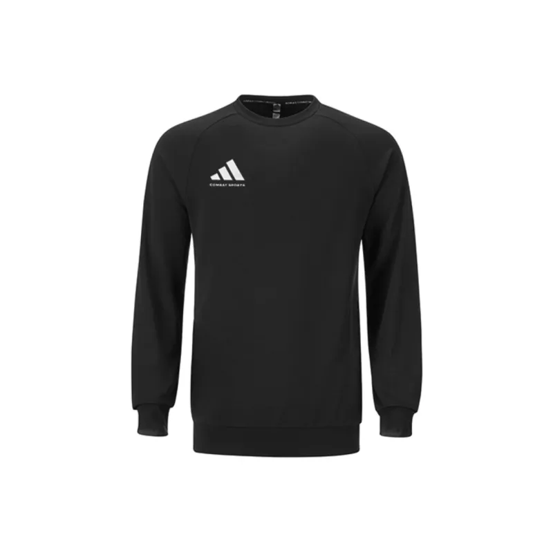 Adidas Sweatshirts Men Black+Shopping Bag-0