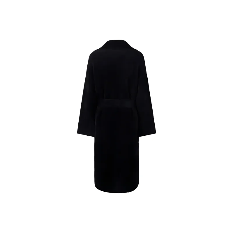 PINKO Uvaggio Belted Fur Coat-1