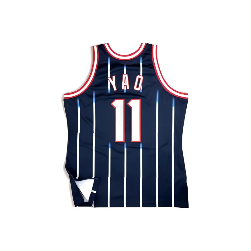 Mitchell & Ness 'NBA Houston Rockets 02 Yao Ming' Authentic Road Jersey-1