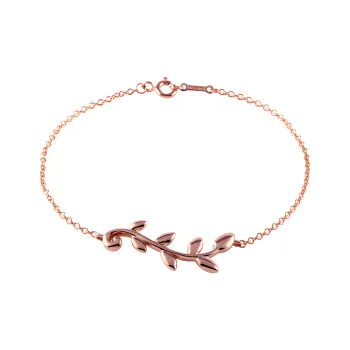 TIFFANY & CO. 18K Rose Gold Bracelets Unisex Rose Gold