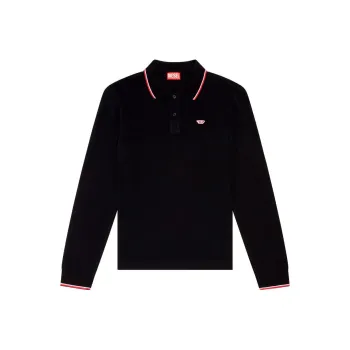 DIESEL Polo Shirts Men Black