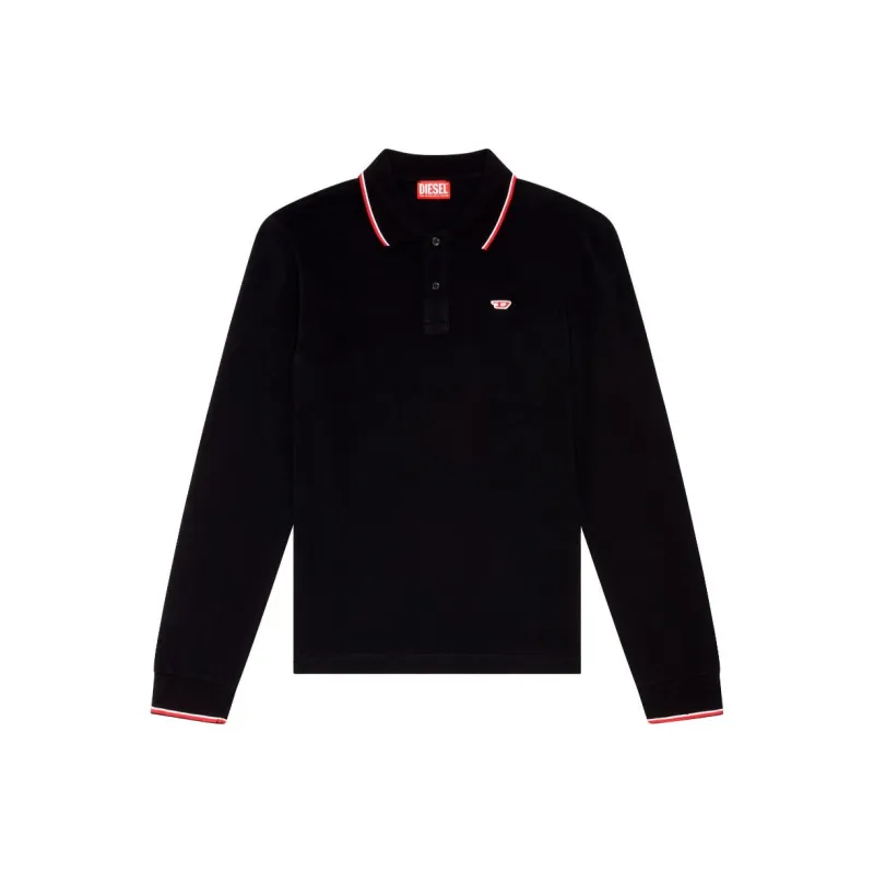 DIESEL Polo Shirts Men Black-0