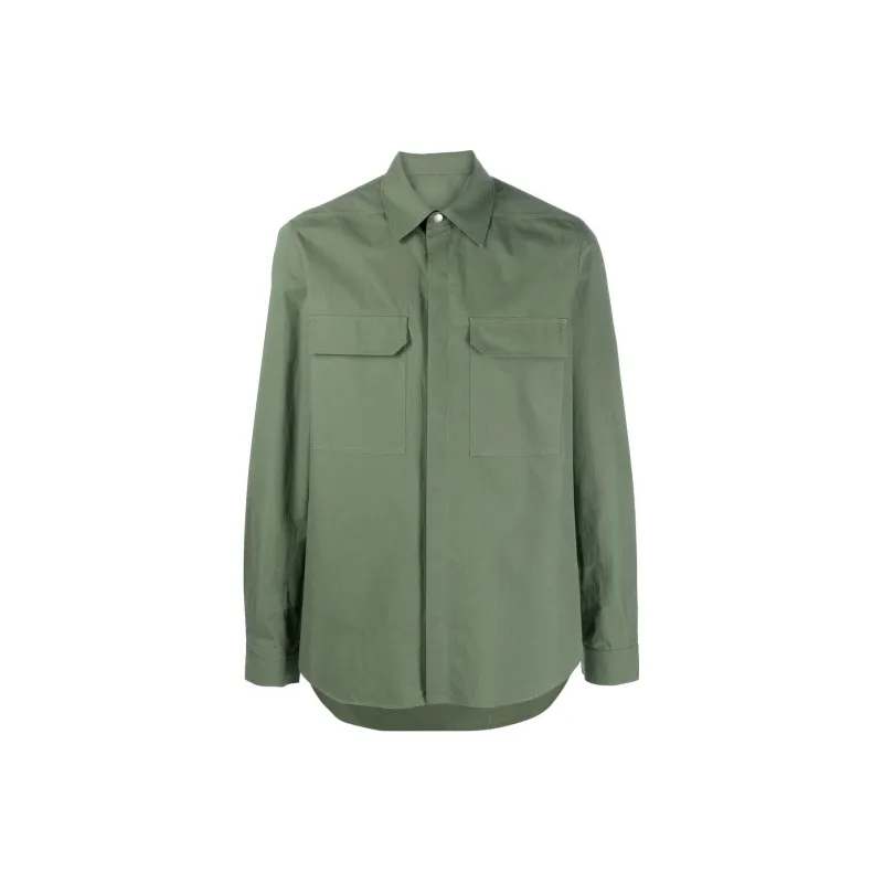 RICK OWENS Drawstring Bottom Shirt-0