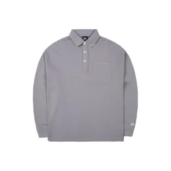 New Era Polo Shirts Unisex Gray