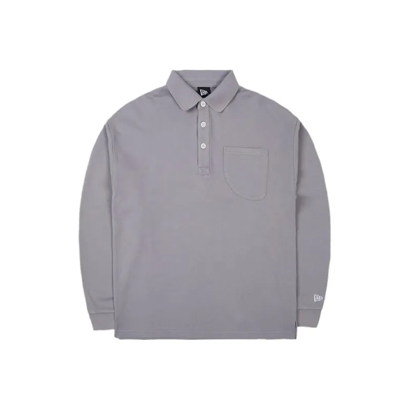 New Era Polo Shirts Unisex Gray-0