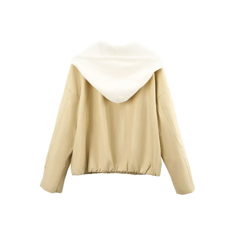 A Paradise For Awakening Cropped Coat Women's Yellow-1
