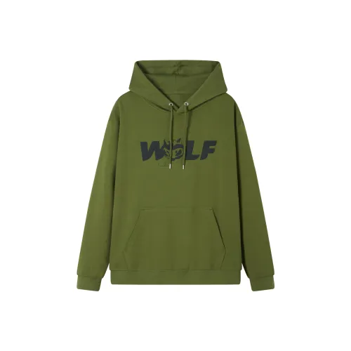 WOLF CODE Sweatshirt Unisex Army Green