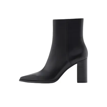 MANGO Ankle Boots 8cm Women's Black