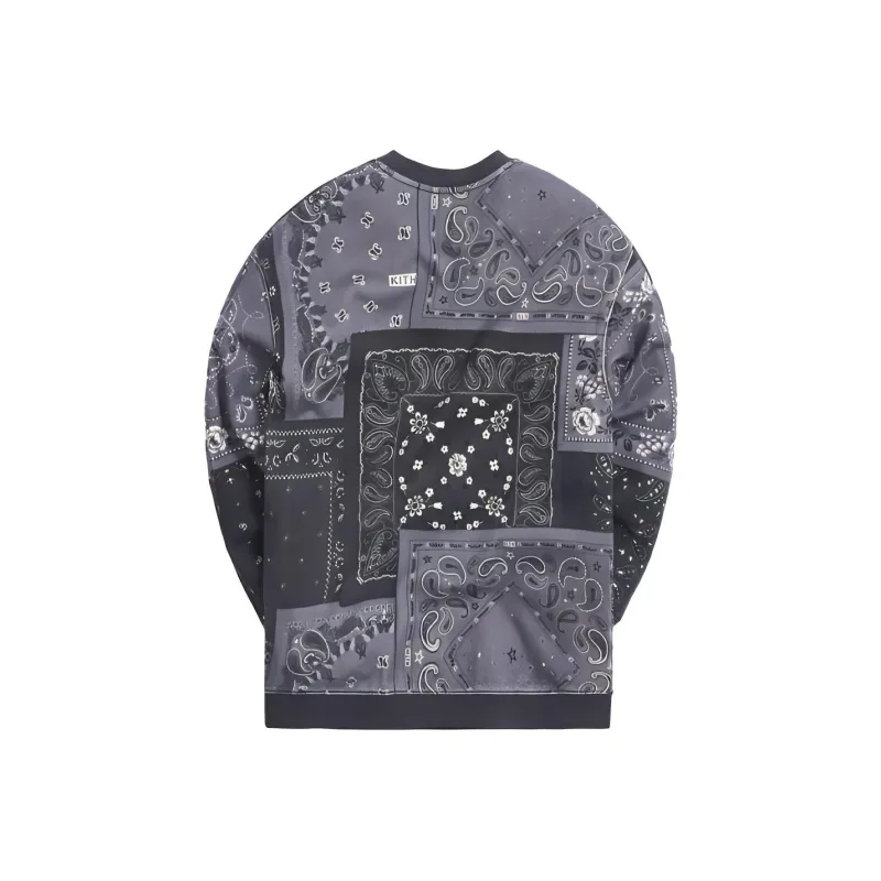 KITH Deconstructed Bandana Crewneck-1