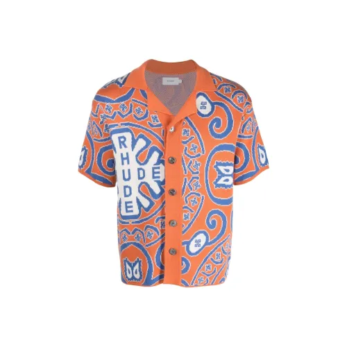 RHUDE Shirts Men Orange