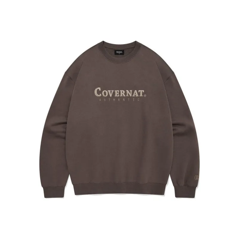COVERNAT Sweatshirt Unisex Chocolate-0