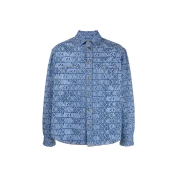 MOSCHINO Shirts Men Indigo