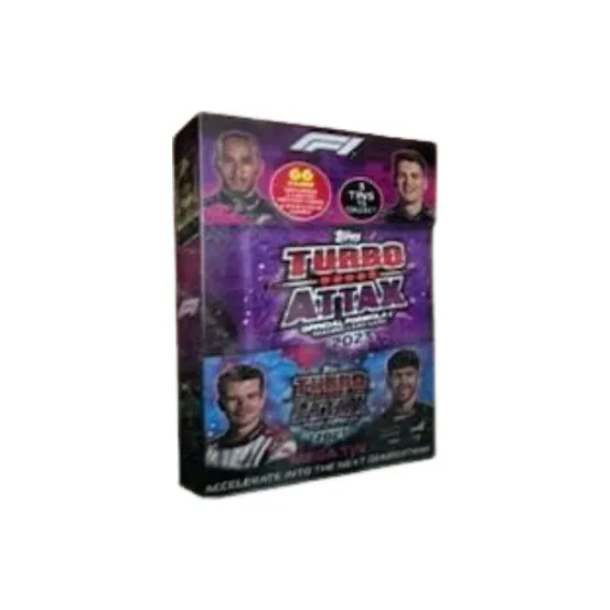Topps Turbo Attax Iron Box Sports Cards Whole Box-0