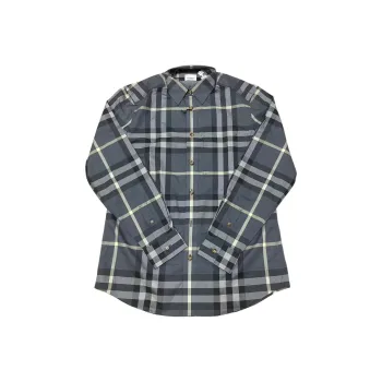 Burberry Shirt Men's Light Blue