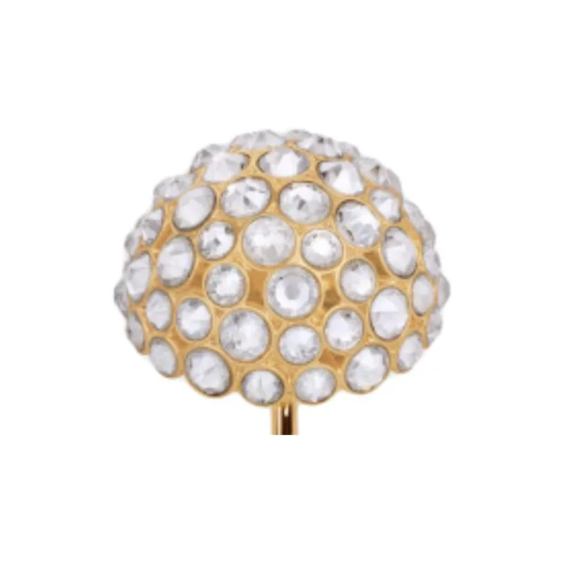 CELINE Brass, Rhinestone Rings Women's Gold-2