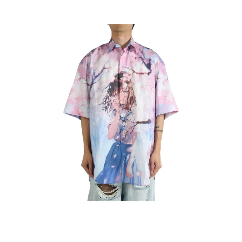 Vetements Anime Short Sleeved Shirt-0