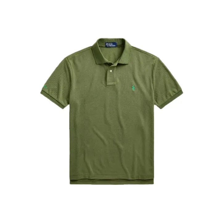 Polo Ralph Lauren SS22 Polo Shirt Men's Olive Green-0