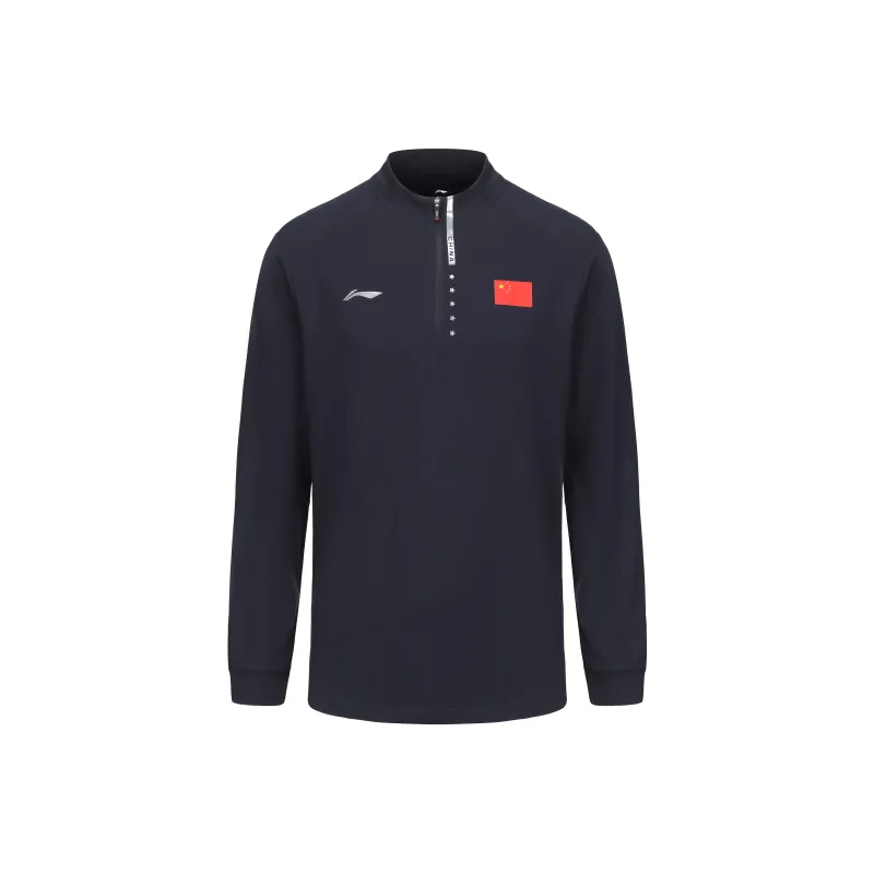 LiNing Polo Shirt Unisex Dark Blue-0