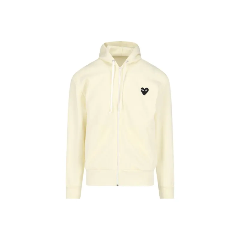 CDG Play Sweatshirt Unisex Yellow-0