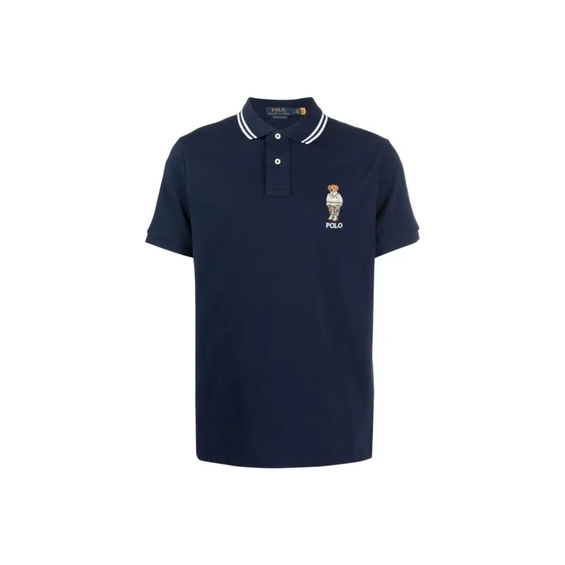 Polo Ralph Lauren Polo Shirts Men Marine Blue-0
