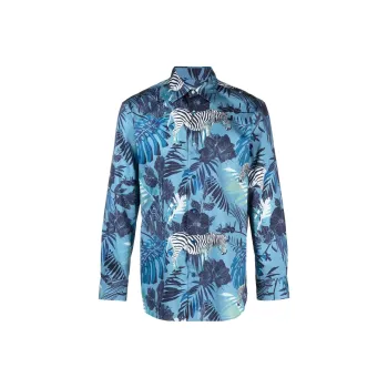 ETRO Tropical Pattern Buttoned Shirt