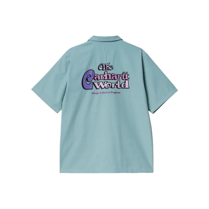 Carhartt WIP Shirt Unisex Ice Blue-0
