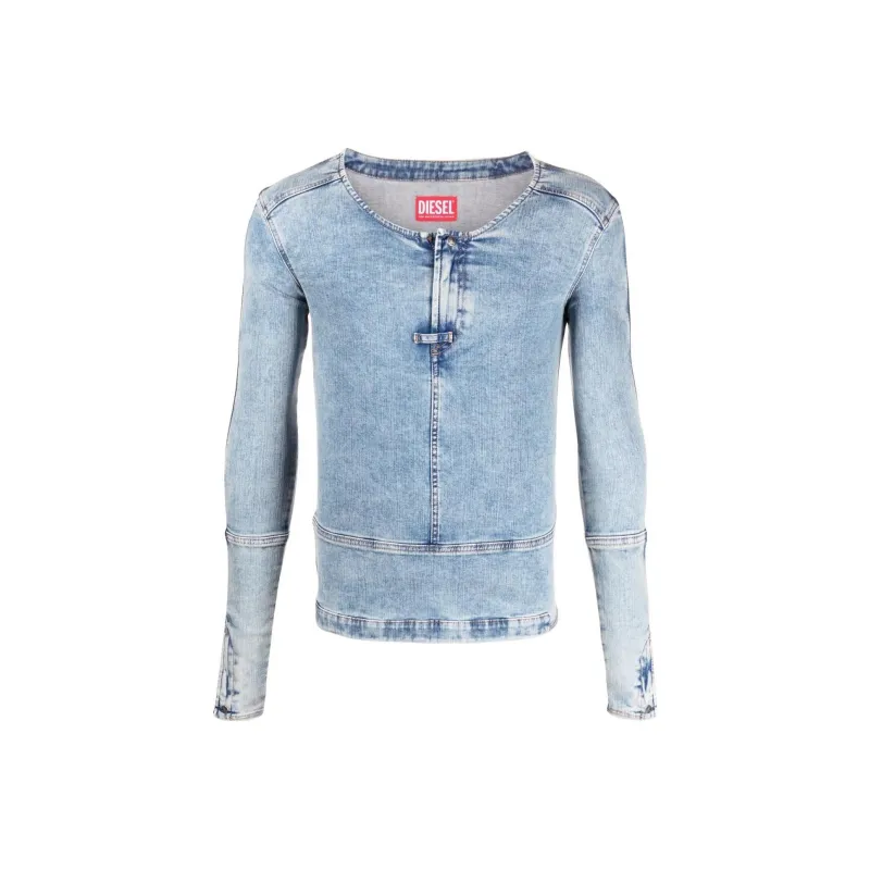 DIESEL Shirts Men Blue-0