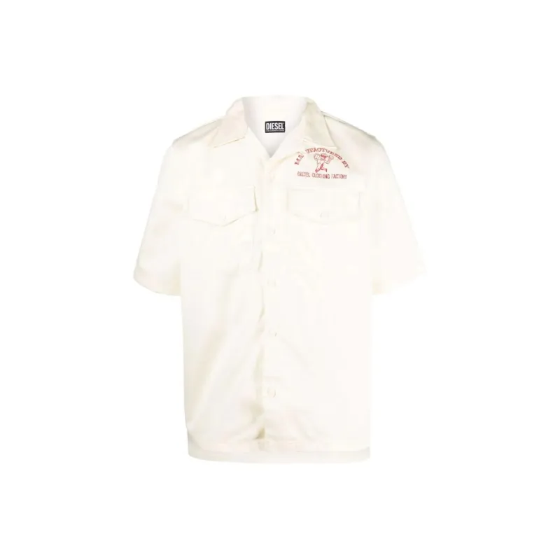DIESEL Shirts Men Yellow-0