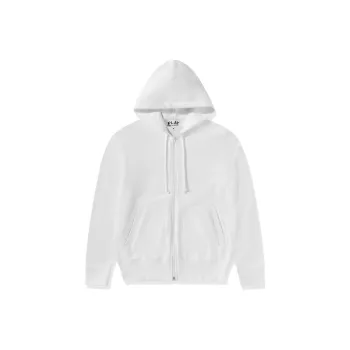 CDG Play Sweatshirts Unisex White