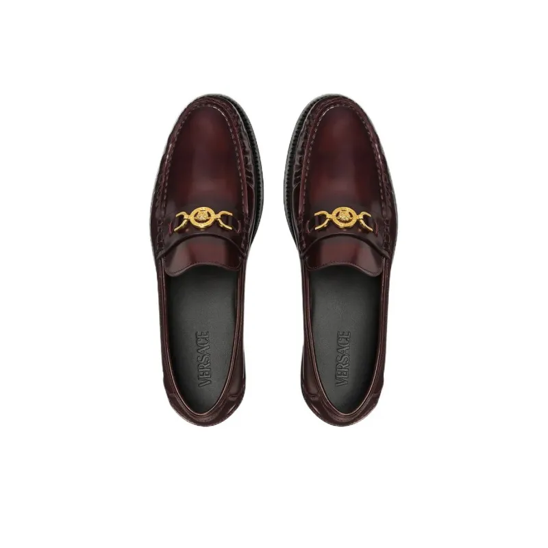 FANSIZHE Medusa '95 Loafers Men's Red-3