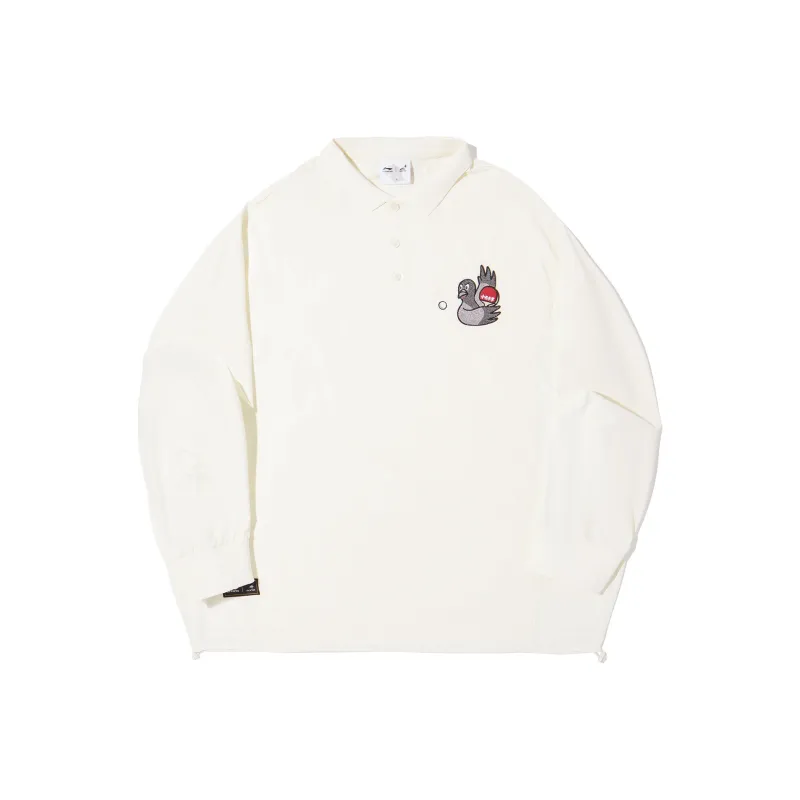 LiNing x Staple Polo Shirt Men's Ecru-0