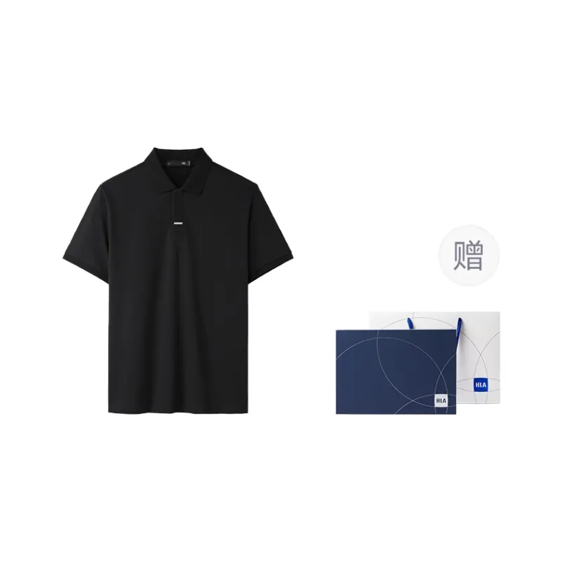 HLA Power Young Series Short Sleeved Polo Shirt Men's-25