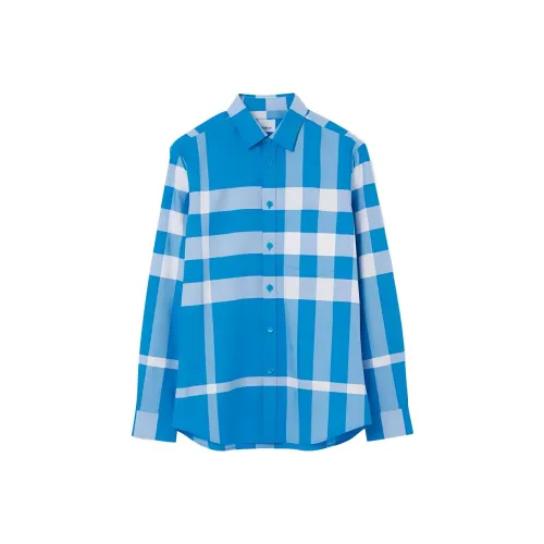 Burberry SS23 Shirt Men's Vivid Blue